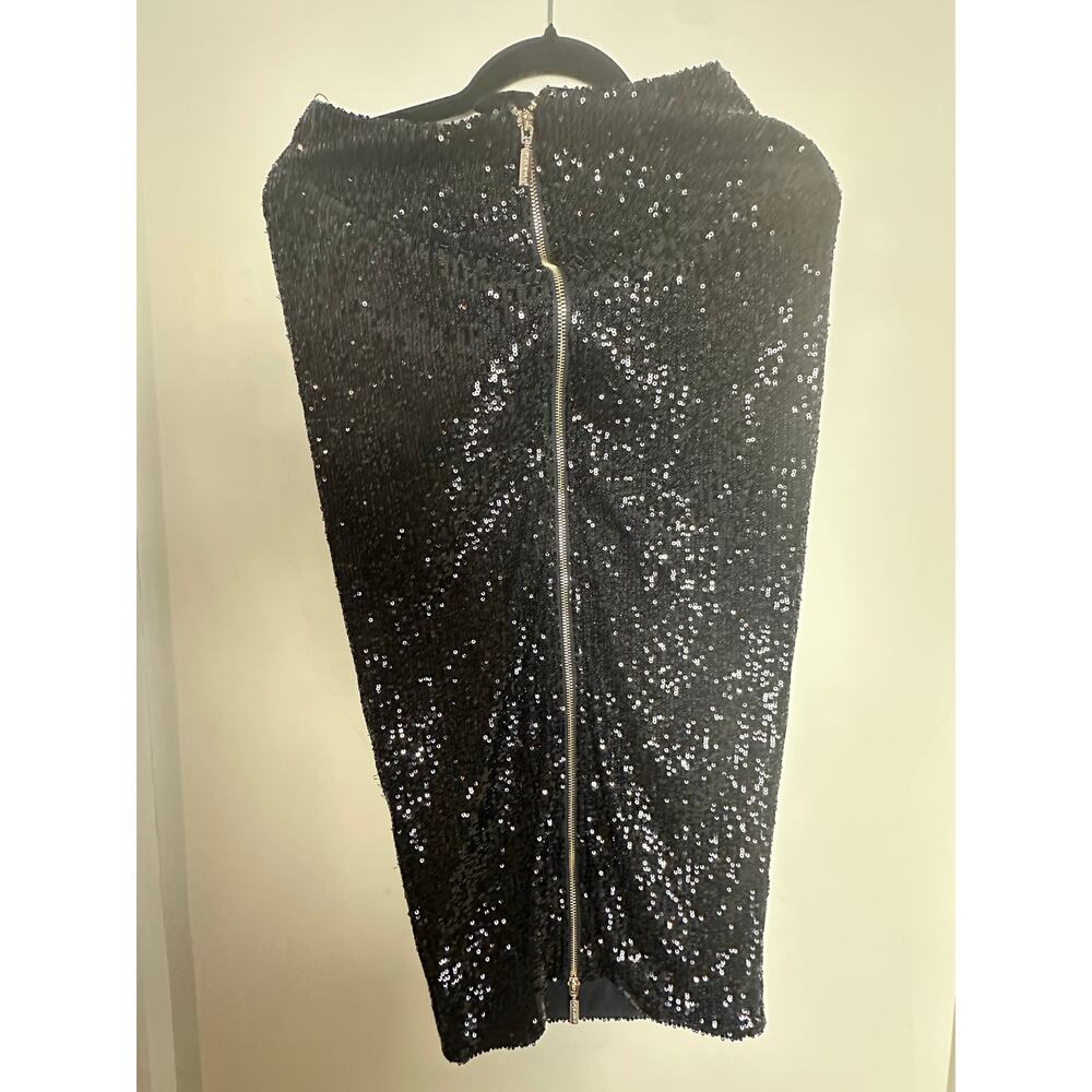 Alexia Admor Black Sequin Midi Skirt - Picture 2 of 3